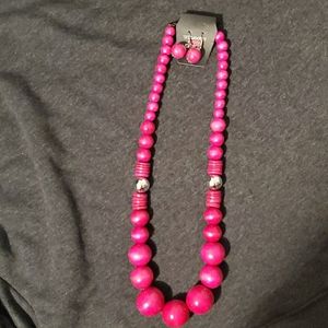 Necklace with earrings